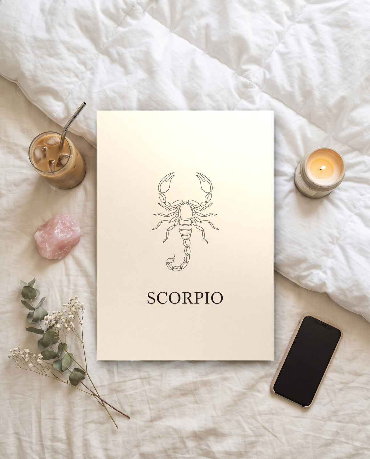 Scorpio Fineline print, unframed paper poster